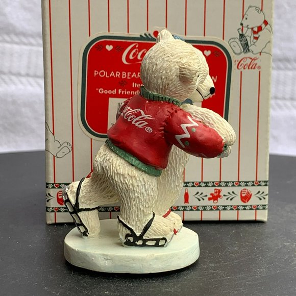 Good Friends Always Stick Together - Coca-Cola Polar Bears Cubs Figurine - 1995 - Picture 3 of 7